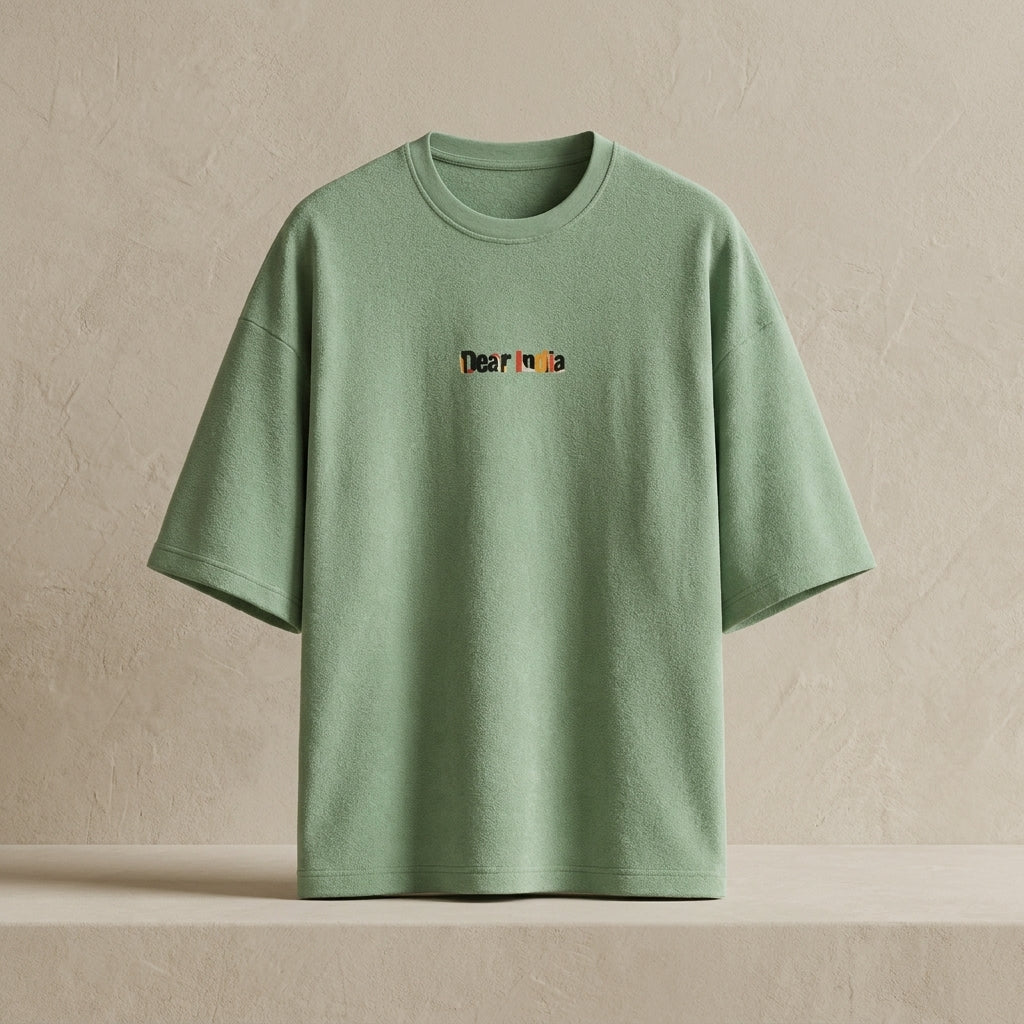 Krantikari Light Unisex Terry Oversized Tee