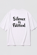 Silent Politics Tee — White