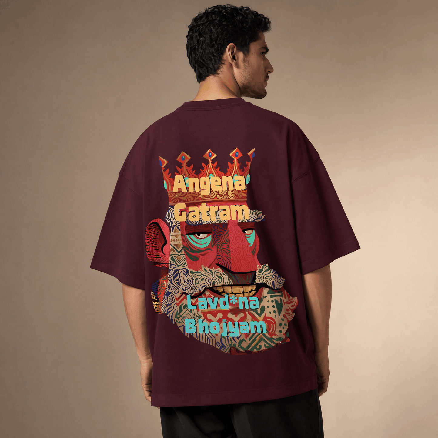 Bhojyam Unisex Terry Oversized Tee