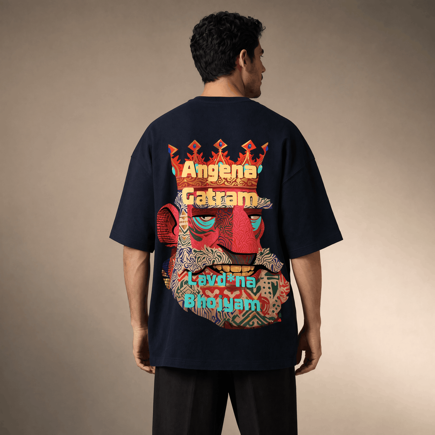 Bhojyam Unisex Terry Oversized Tee