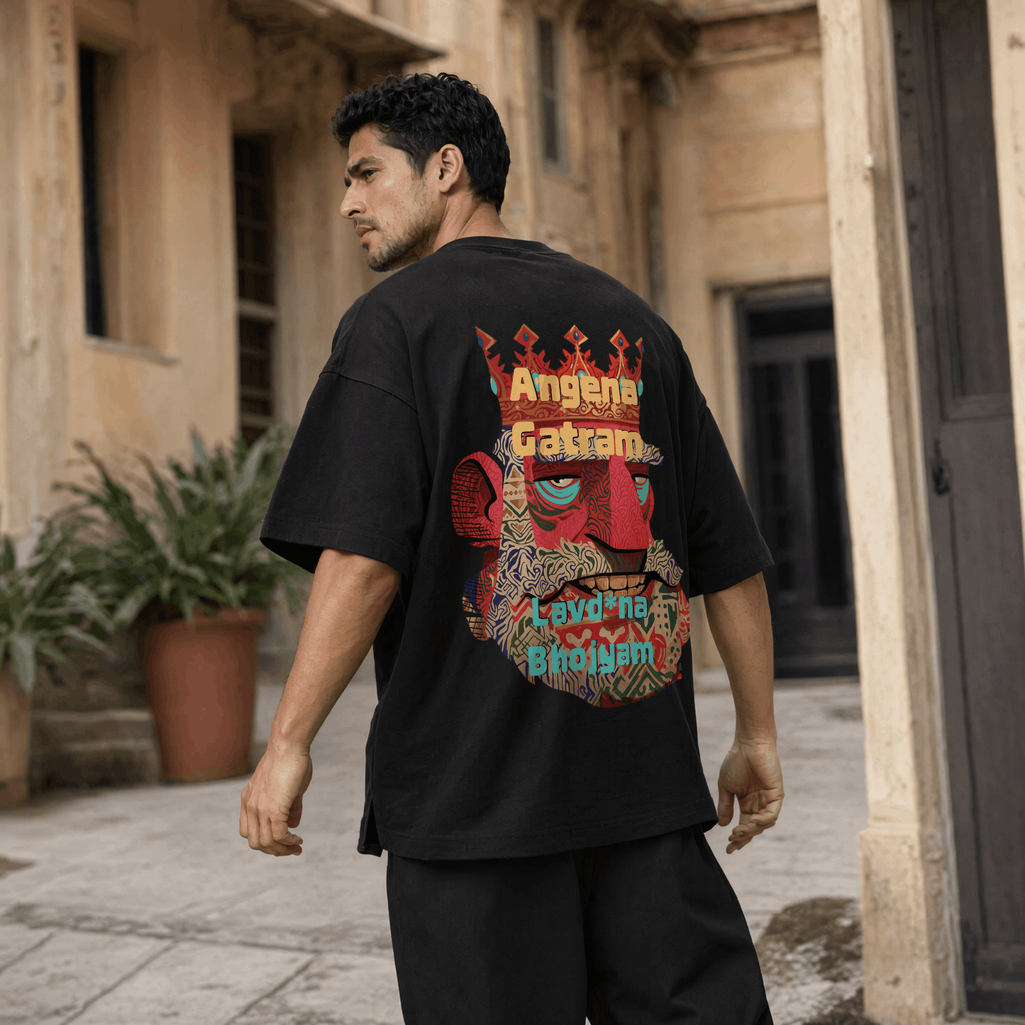 Bhojyam Unisex Terry Oversized Tee