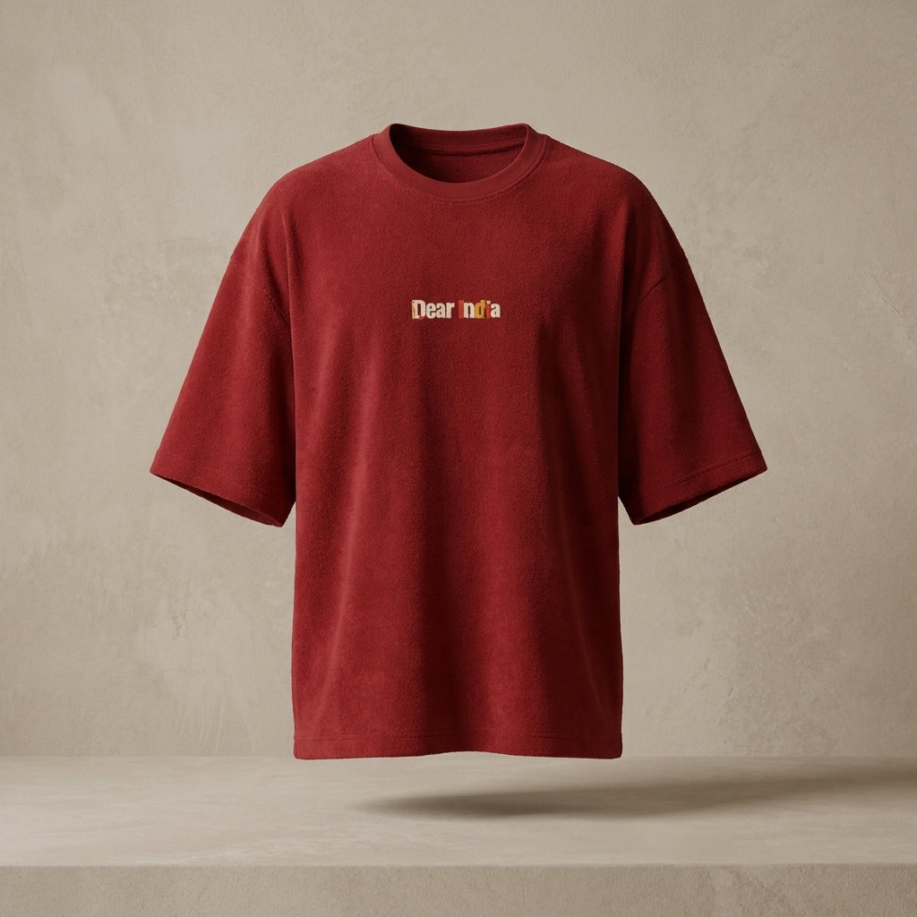 Krantikari Unisex Terry Oversized Tee