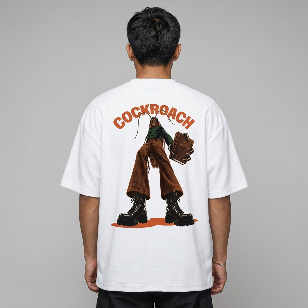 Cockroach Constitution Unisex Terry Oversized Tee