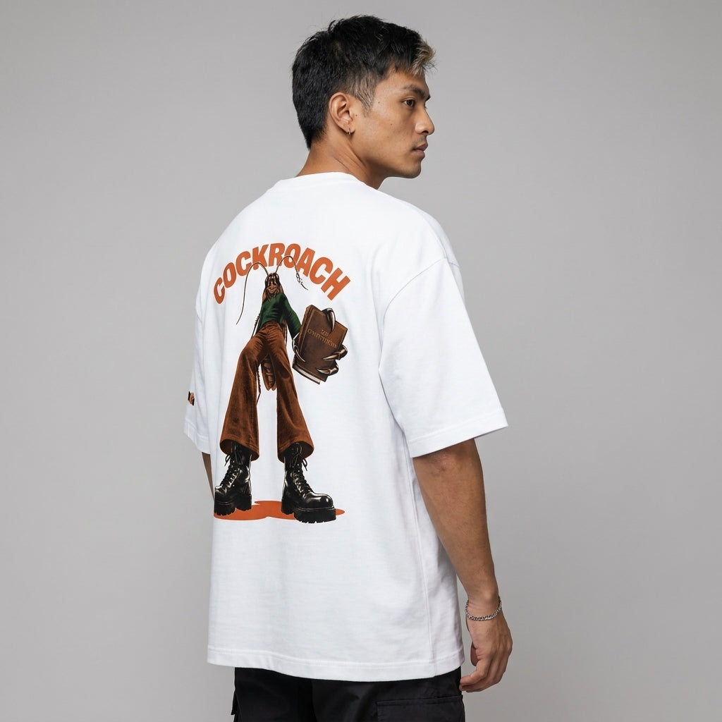 Cockroach Constitution Unisex Terry Oversized Tee