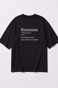 Feminism, Defined Tee — Black