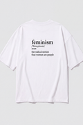 Feminism, Defined Tee — White