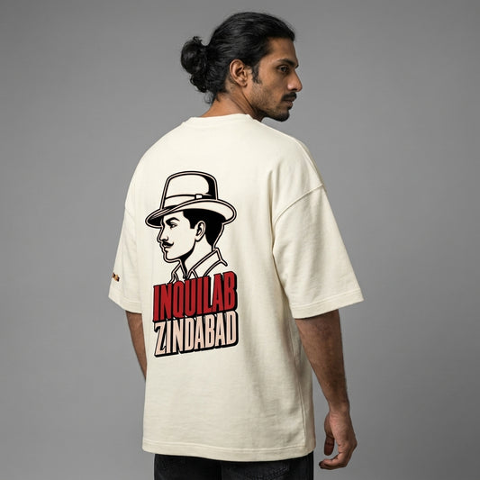 Inquilab Zindabad Unisex Terry Oversized Tee