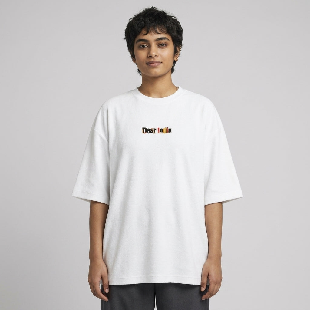 Krantikari Light Unisex Terry Oversized Tee