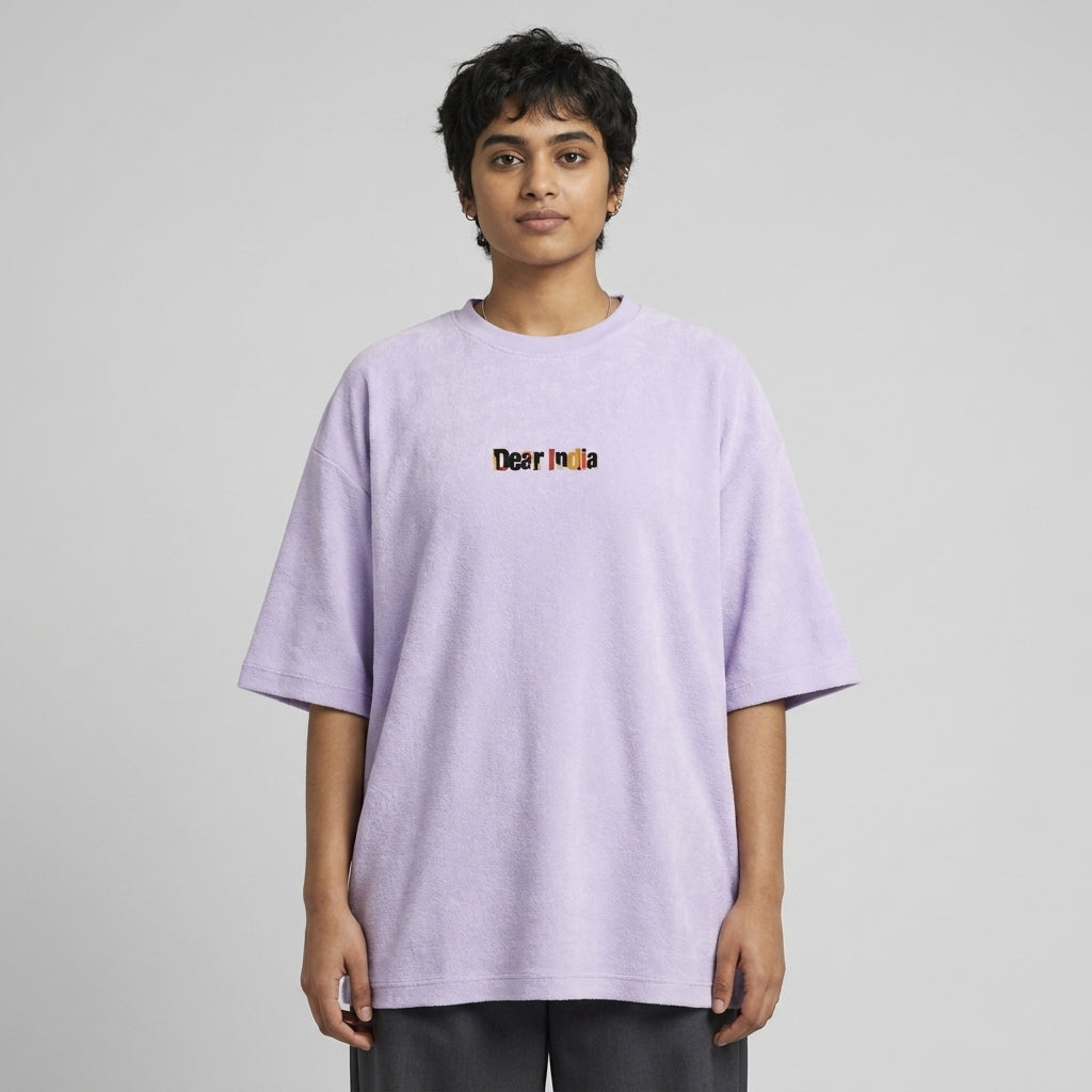 Krantikari Light Unisex Terry Oversized Tee