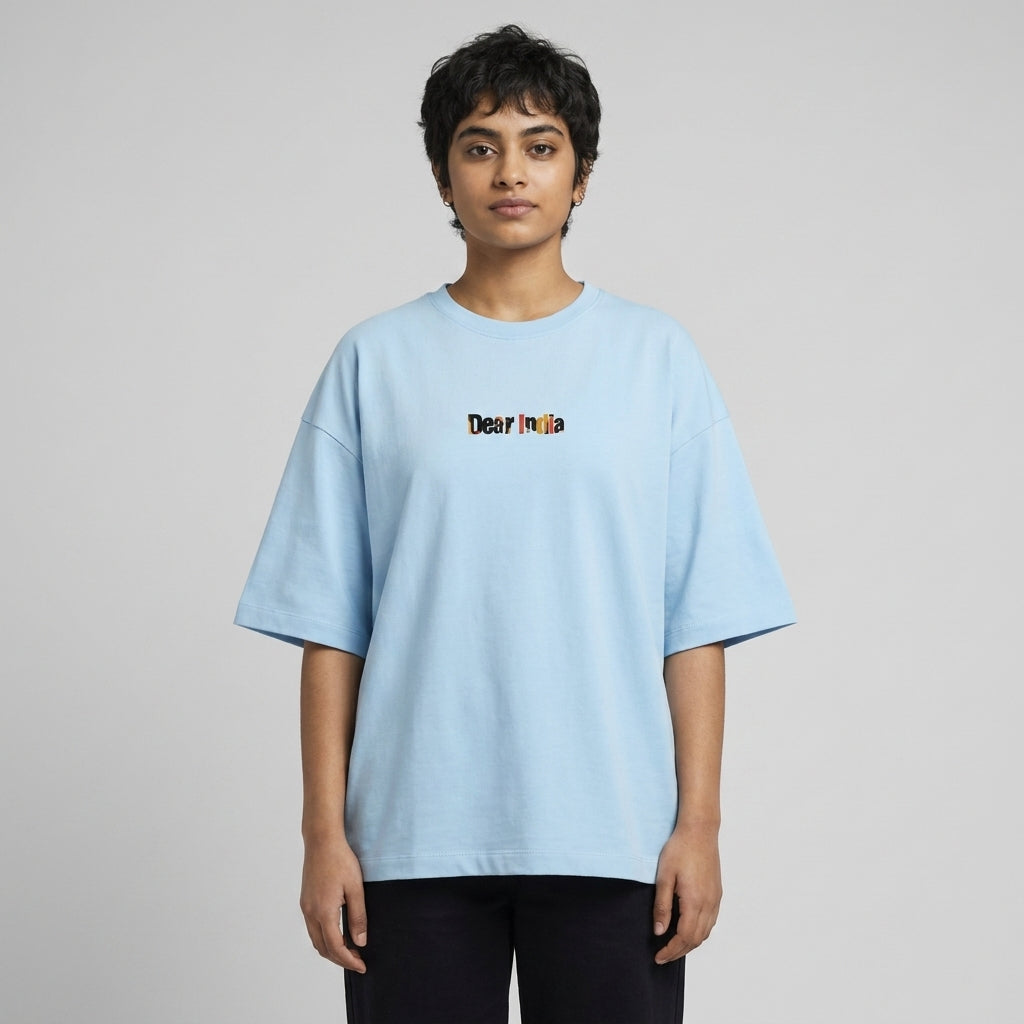 Krantikari Light Unisex Terry Oversized Tee