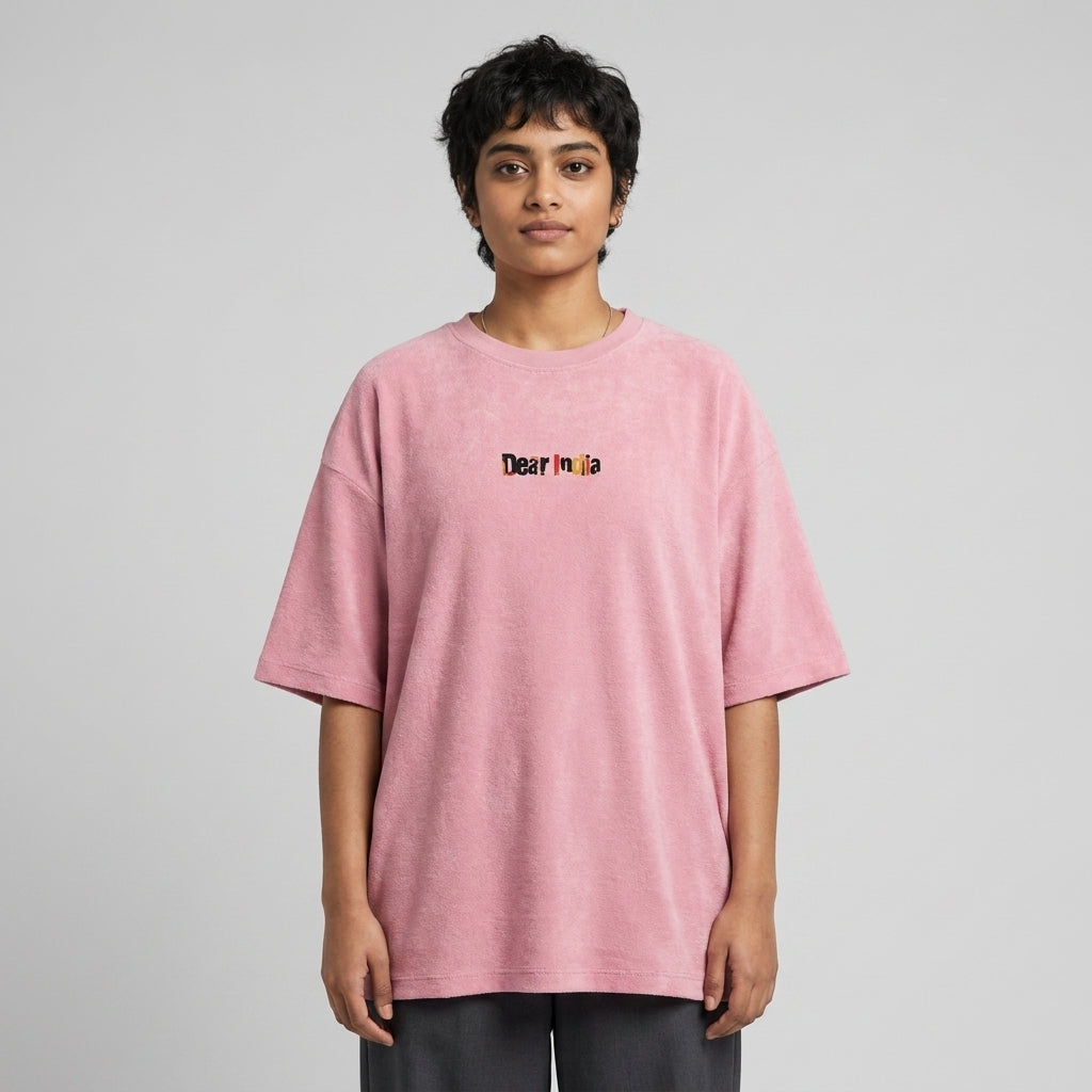 Krantikari Light Unisex Terry Oversized Tee
