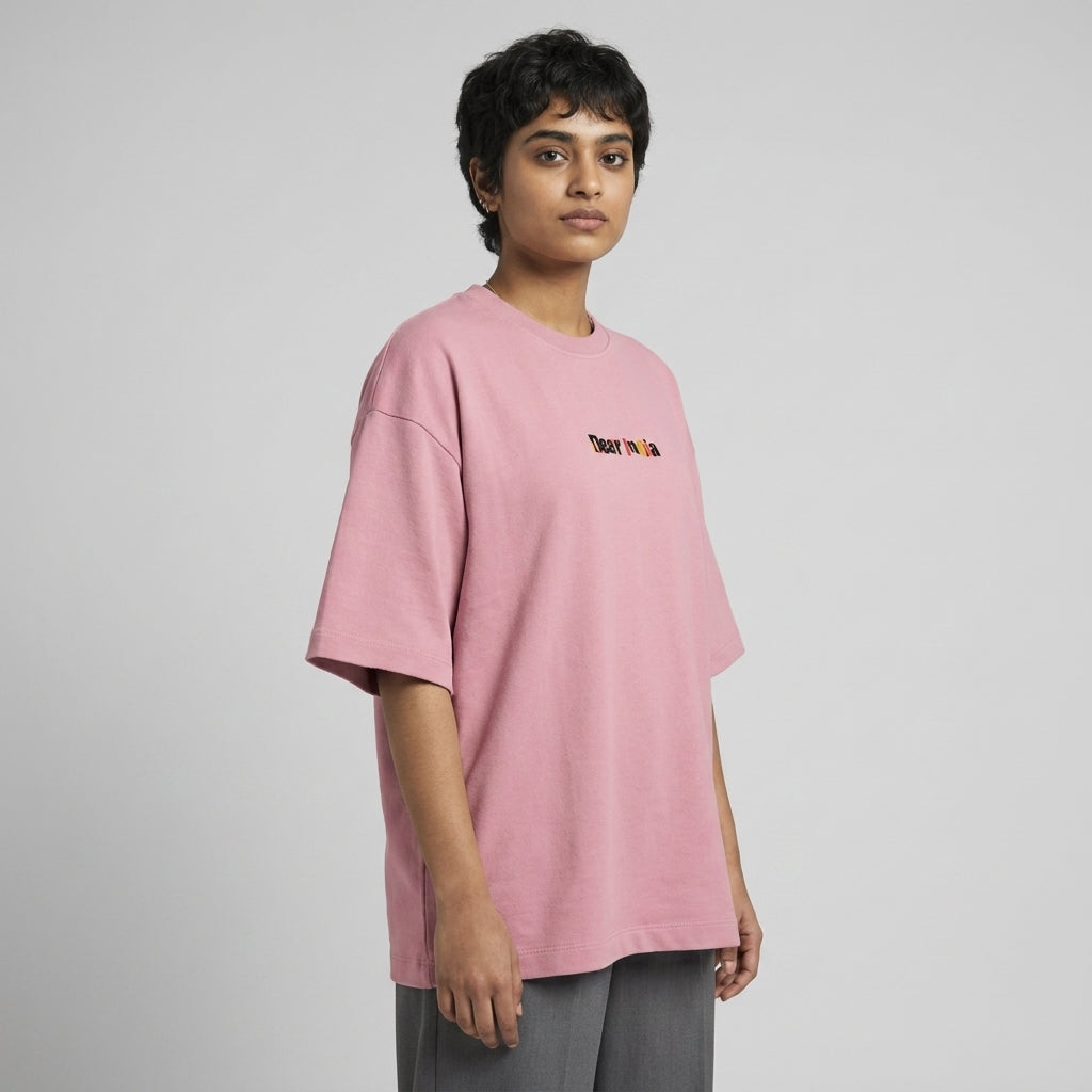 Krantikari Light Unisex Terry Oversized Tee