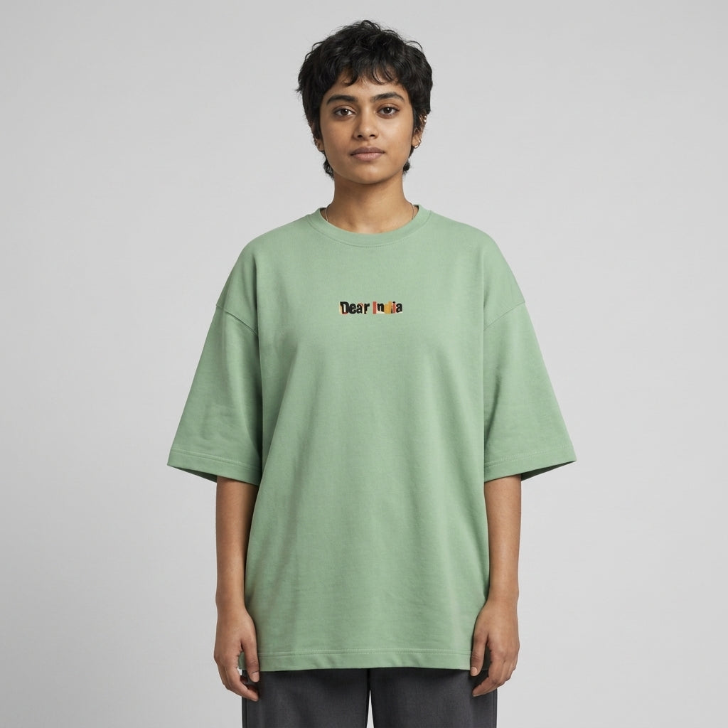 Krantikari Light Unisex Terry Oversized Tee