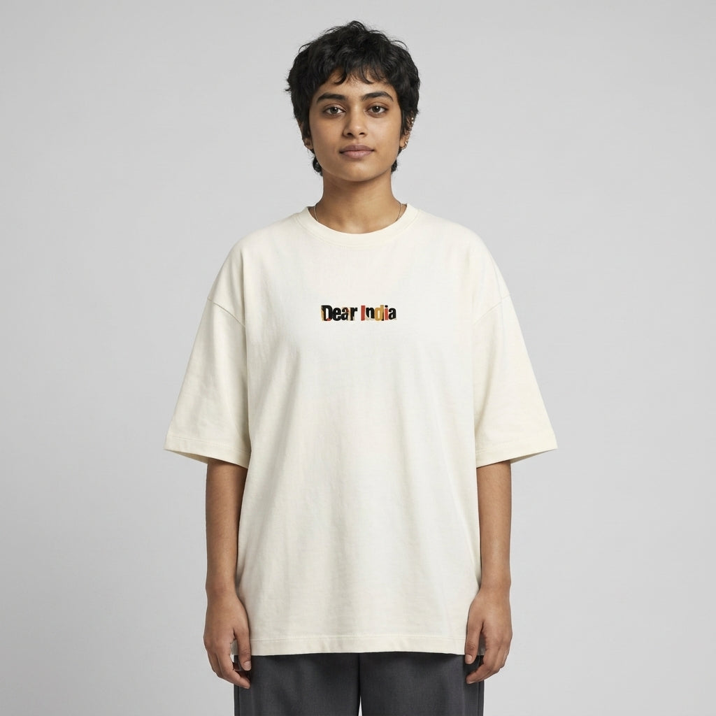Krantikari Light Unisex Terry Oversized Tee