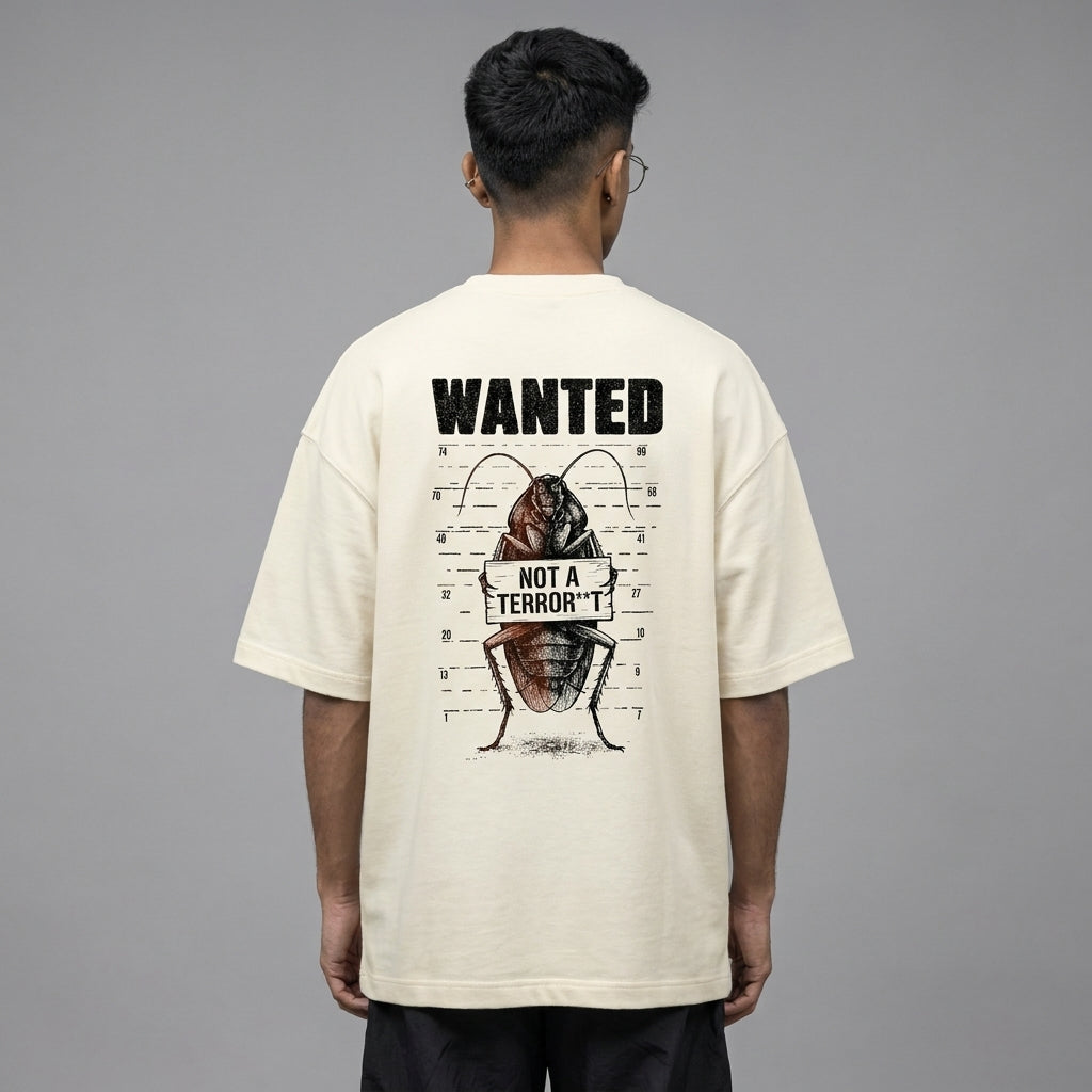 Criminal Unisex Terry Oversized Tee