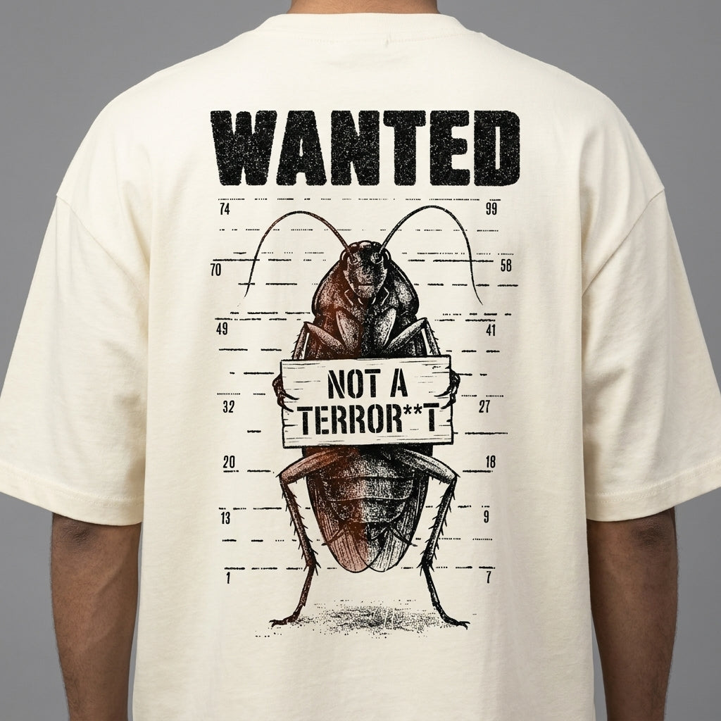 Criminal Unisex Terry Oversized Tee