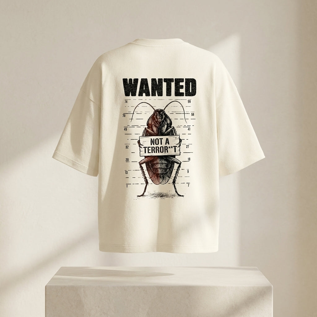 Criminal Unisex Terry Oversized Tee