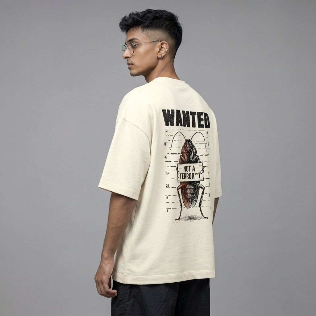 Criminal Unisex Terry Oversized Tee