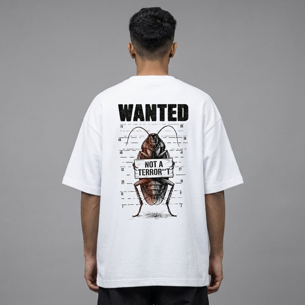 Criminal Unisex Terry Oversized Tee