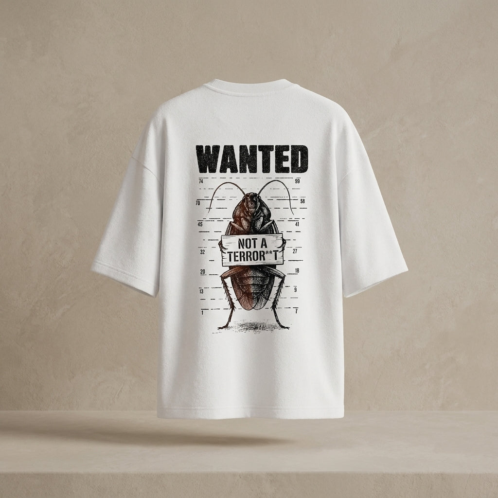 Criminal Unisex Terry Oversized Tee