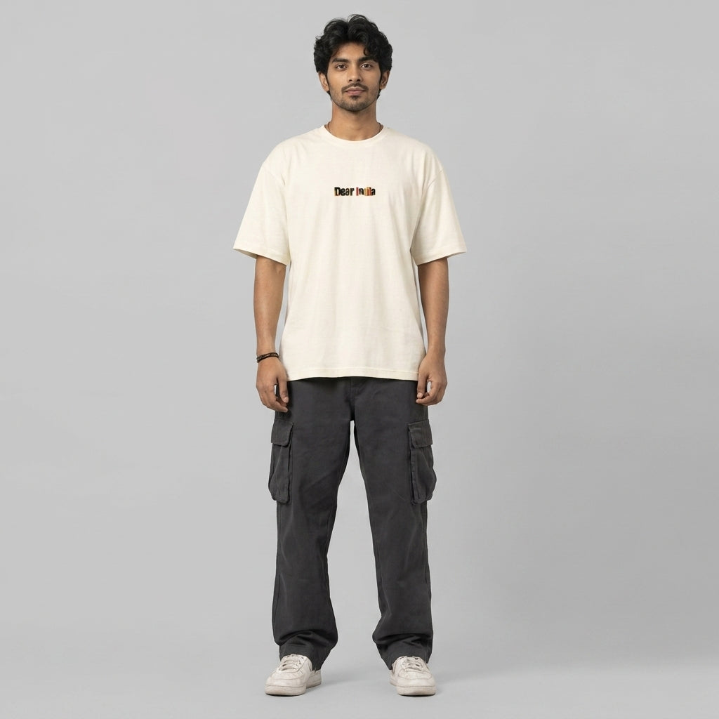 Azadi 2026 Unisex Terry Oversized Tee