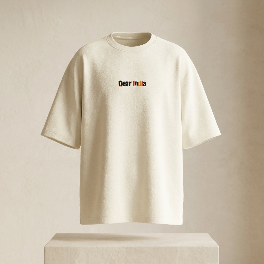 Azadi 2026 Unisex Terry Oversized Tee