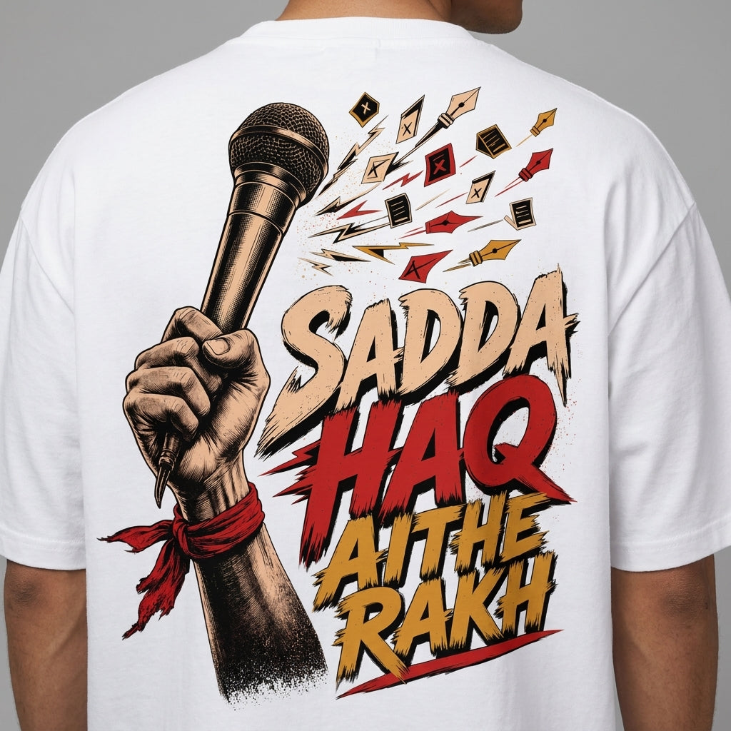 Sadda Haq Unisex Terry Oversized Tee
