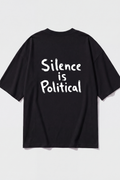Silent Politics Tee — Black