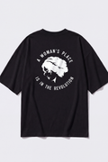 Woman's Place Tee — Black